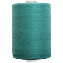 Hilo de coser y acolchar Threadart 100% algodón | Bobina de 1000 m, grosor 50/3 | Color TEAL3848 | 50 colores disponibles