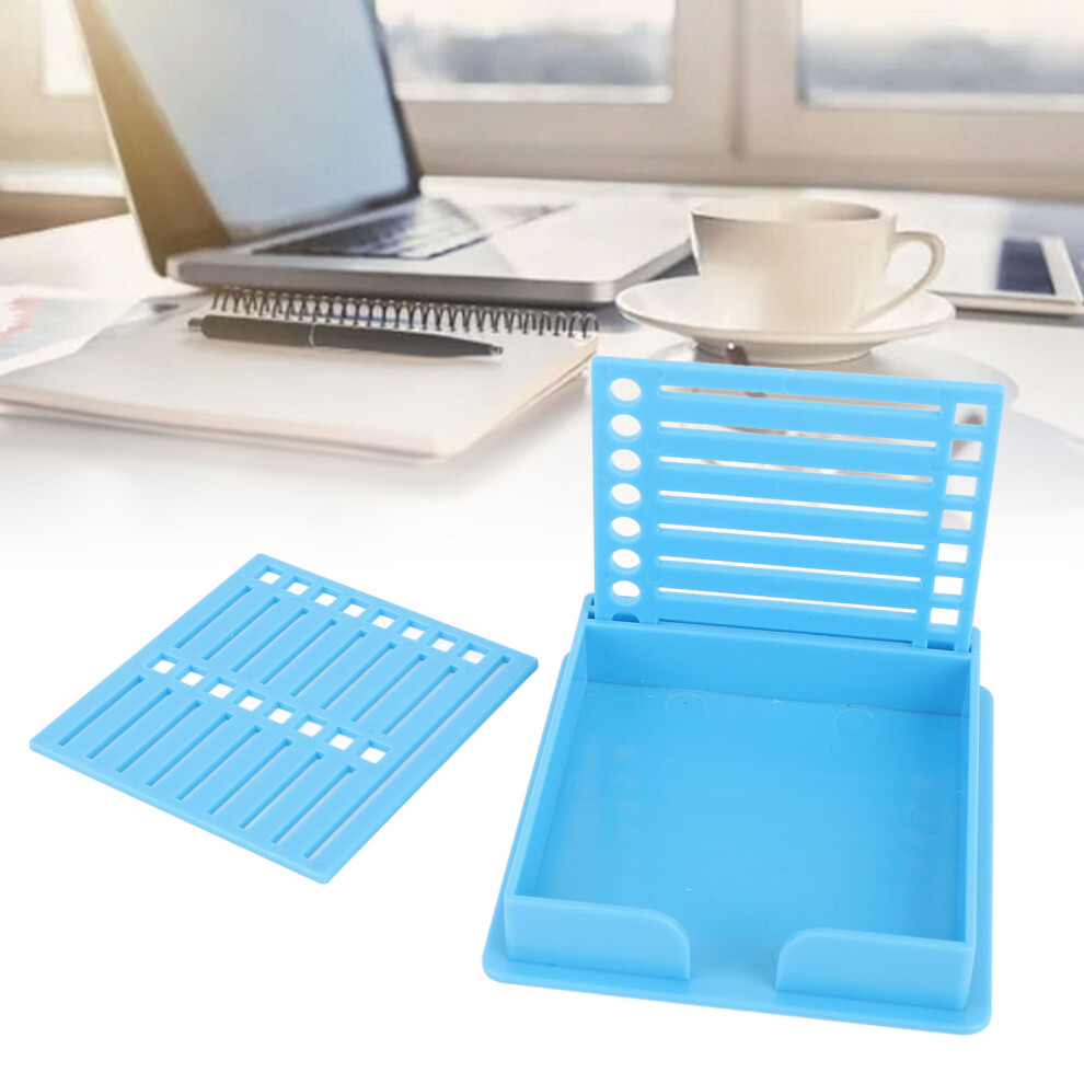 Plastic Sticky Note Holder with Built-In Stencil