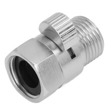 G1/2 Brass Shower Valve Silver