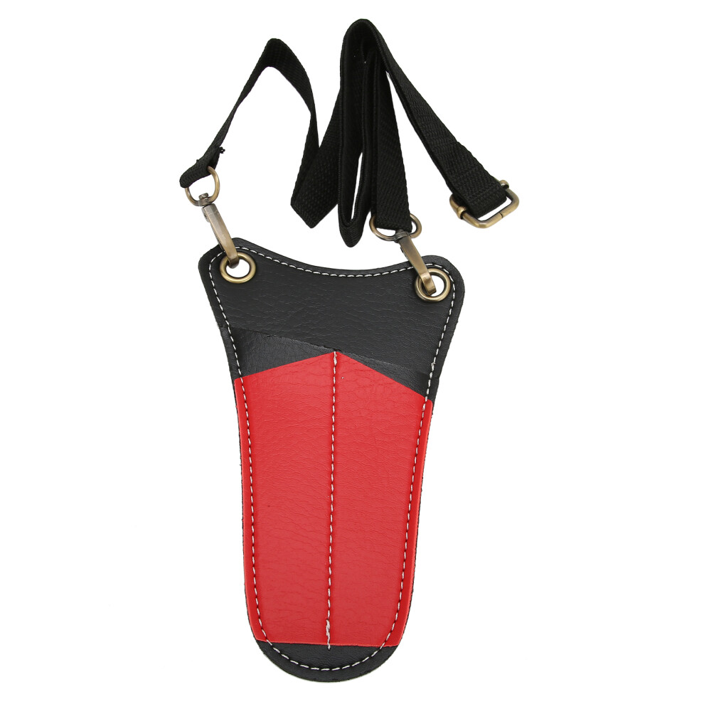 Red Durable Barber Scissors Holster