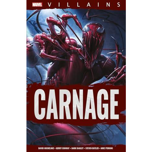 Marvel Villains Carnage by Gerry Conway Paperback Book