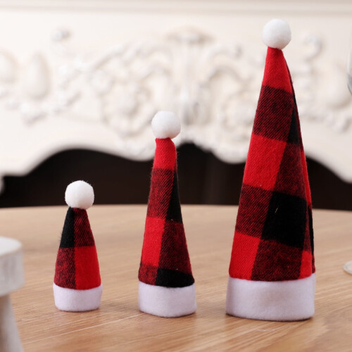 Christmas hat cutlery rack mini tableware organizer 2