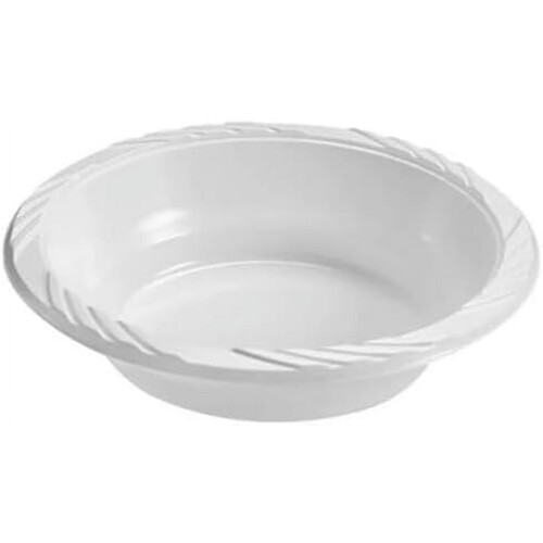 Λευκά πλαστικά μπολ επιδόρπιου 5oz 100 τεμάχια