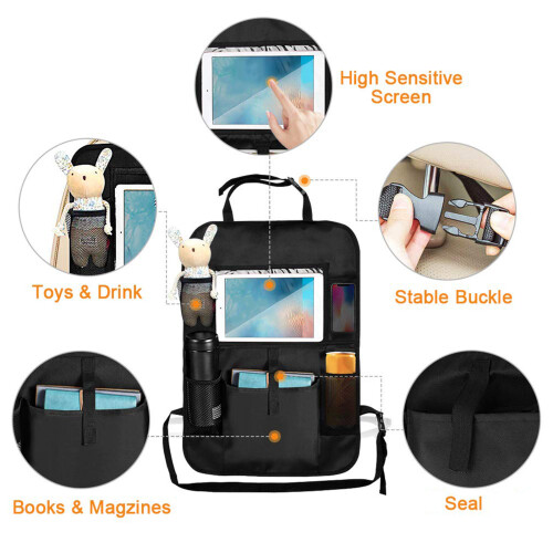 Multi-Pocket Backseat Organiser for Kids