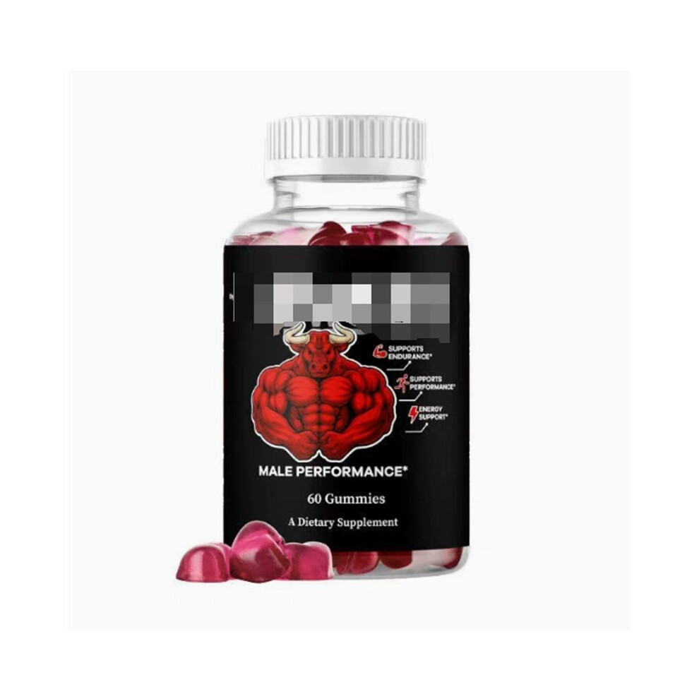 (2Pcs) Male Performance & Energy Support Gummies, Nitric Oxide Boost for Endurance & Workout Performance, 60 Gummies