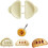 Mini-Handpie-Formen-Set – ABS-Kunststoff, klappbares Gitter 1