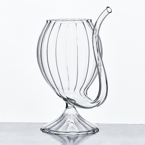 Vampyrformat vinglas med inbyggt sugrör, 300 ml 2
