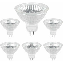 Lampada alogena GU5.3 35W12V, lampada spot alogena MR16, confezione da 6,