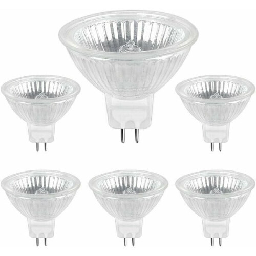 GU5.3 35W12V Halogenlampe, MR16 Halogen-Spotlampe, 6er-Packung