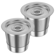 Gjenbrukbar kaffekapsel i rustfritt stål for Keurig-maskiner (2 stk.)