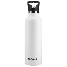 Garrafa de água de aço inoxidável com isolamento a vácuo de 740 ml (25 oz) com estampa de piano