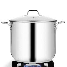 Olla de acero inoxidable NutriChef de 15 cuartos
