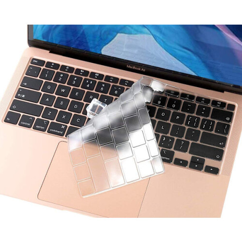 Capa de teclado transparente de silicone para MacBook Air de 13".