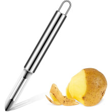 Pelador de patatas de acero inoxidable de 7,5 pulgadas