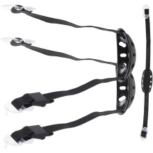 3Stk Flexible Kinnriemen Für Bauhelme Aus Polyester Schwarz