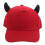 1Casquette Baseball Cornes Polyester Unisexe Été Sport 1
