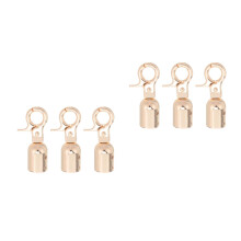 6Stk Zinklegierung Seilendhaken Gold Für Sicherung Geländer DIY