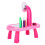 Kids Educational Drawing Projector Set Pink Toy 4