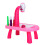 Kids Educational Drawing Projector Set Pink Toy 7