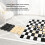 Wooden Board Draughts 24 Pieces 10