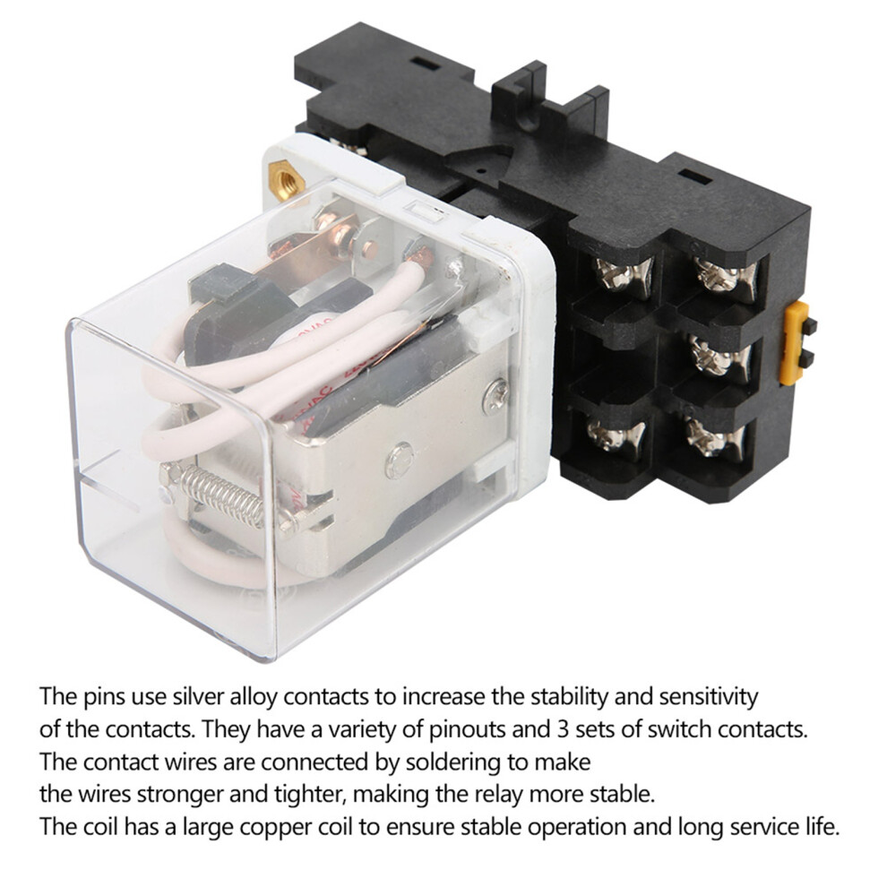 Jqx-38F Intermediate Relay 3Z 3H 3D 40A Silver