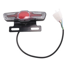 Luz traseira para bicicleta elétrica com 5 LEDs