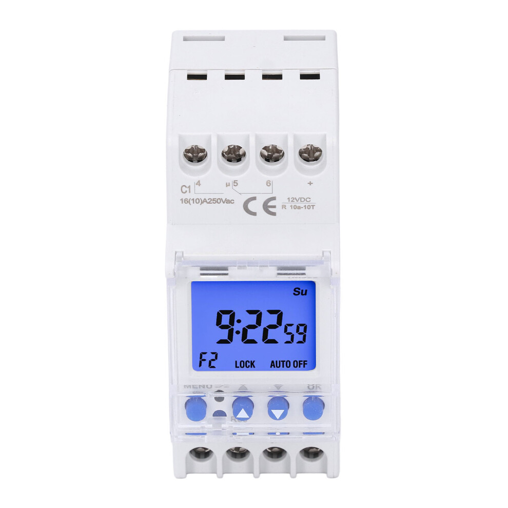 2 Channel Din Rail Timer 12Vdc 7790334921050