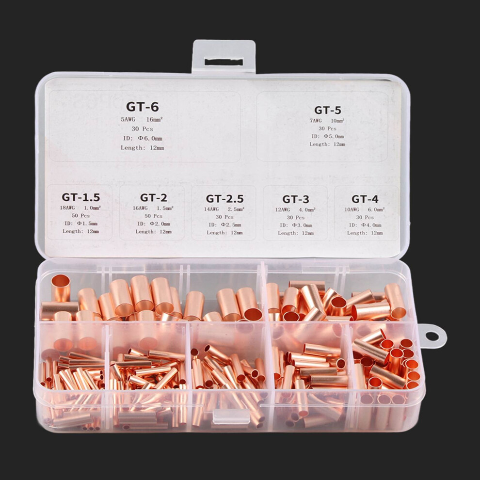 250 Piece Copper Tube Connector Kit