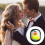 Glass Pocket Penguin Hug Mini Ornament 2