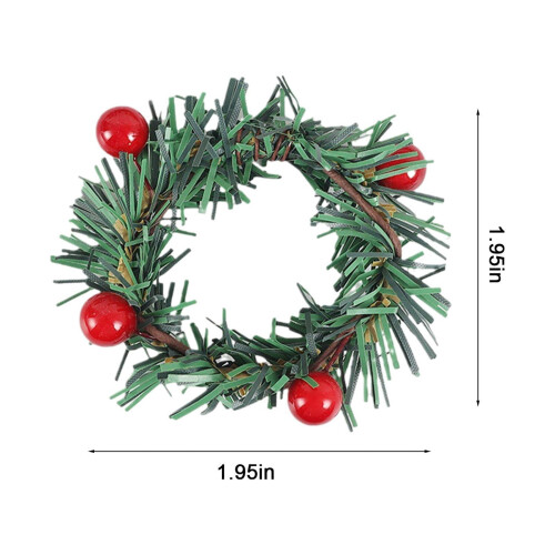 Julservettringar i konstgjorda bär – 12-pack 2