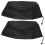 2Pcs Reusable Drawstring Water Storage Barrel Cover Uv-Resistant Black 1