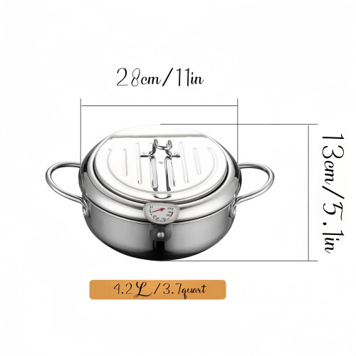 Friteuse à tempura en acier inoxydable 304 2