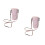 2Pièces Isolante Pour Bouteilles En Coton-Lin Violet Polyvalent 1