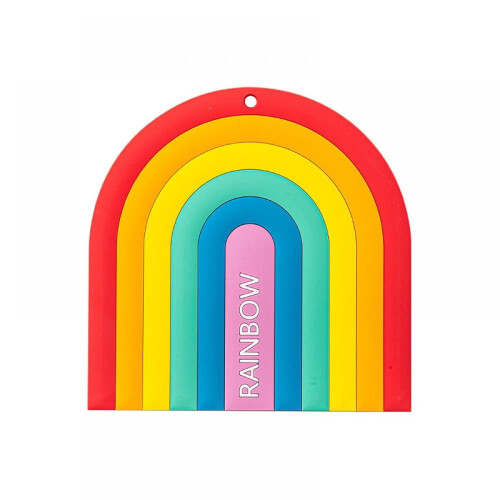 Rainbow Coaster Skridsikker Varmeisolering Sæt med 2
