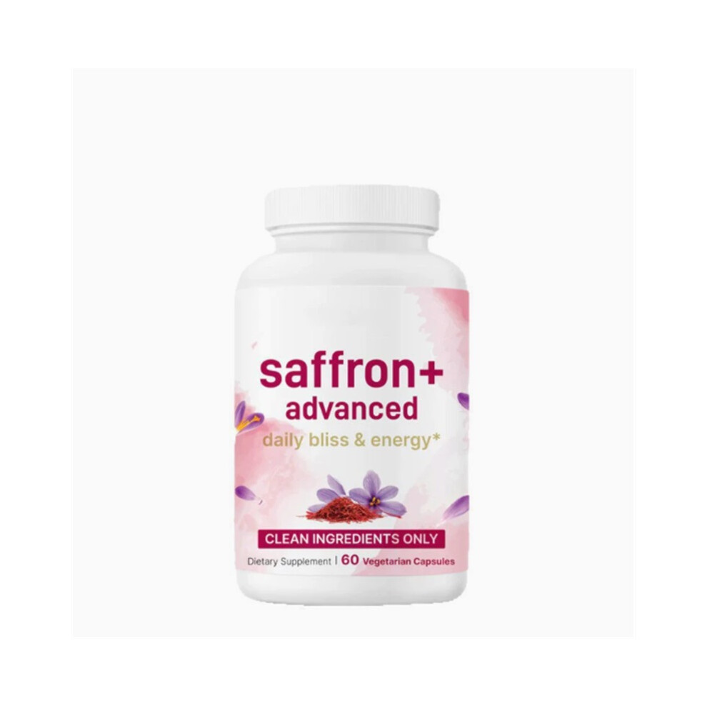 (2PCS) Premium Saffron Ingredients Supplements, 60 Capsules