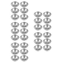 30Pièces Bols Acier Inoxydable Ronds Bols Dipping Préparation Cuisine