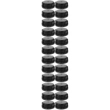 24Pièces Couvercles Anti- Pour Bidons Essence En ABS Noir