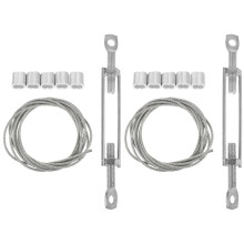 2Ensembles Accessoires Fixation Échafaudage En Acier Argenté