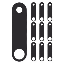 10Pcs Reusable Rubber Lighter Seals Insert Bottom Anti-Evaporation Pad