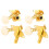 Gold Tuning Pegs Ukulele Locking 2L 2R 4