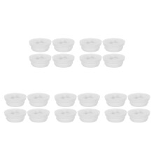 20Pcs Plastic Water Jug Replacement Caps White Leakproof Bucket Lids