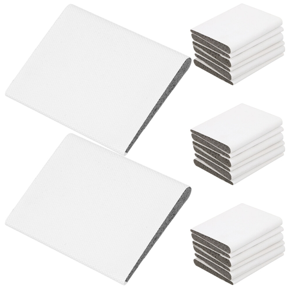 30Pcs White Pu Door Sealer Strip Self Adhesive Weatherstrip For Home 3031909303579
