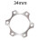 HONGDI disc brake rotor set 160mm 6-hole 1