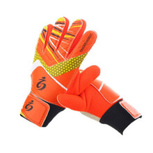 Kindervoetbalhandschoenen oranje maat 5