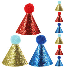 9Pcs Cute Mini Pet Birthday Hats for Cats Dogs Small Animal Party