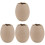4Pcs Small Ceramic Eggshell Bowls Decorative Food Organizer Trays 1