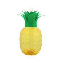Kubek z ananasową słomką, PET, do herbaty mlecznej, 350 ml