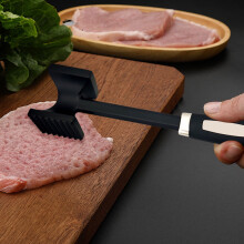 Martillo de carne de doble cara FloHua, aleación de aluminio, 1 pieza