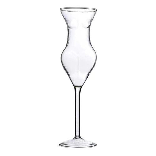 Copa de vino tinto de cristal transparente, 1 pieza.