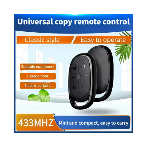 Wireless Copy Remote Controller 433mhz Universal Remote Control Duplicator Clone Cloning Code for Garage Door Gate 5PCS 1